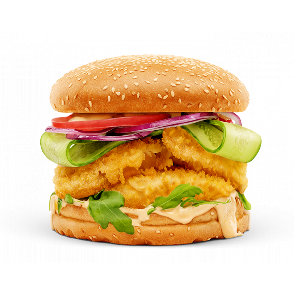 БУРГЕР С БЕЛОЙ РЫБОЙ