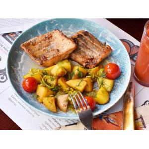 Жареный судак с картофелем